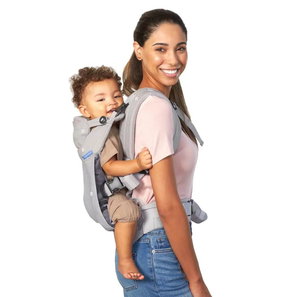 Infantino Baby Ergonomic Carrier, in-Season-5 4-Position, Layer Gray Unisex, 8-40lb,