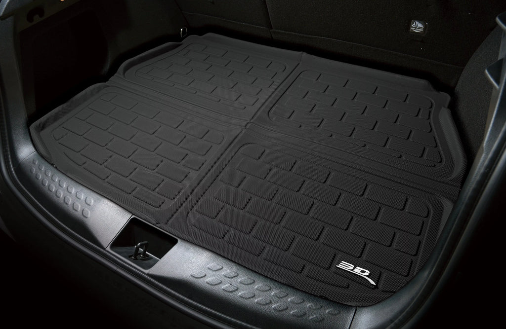 GMC Pattern M1Ch0621309 2nd 2015-2019 Behind Chevrolet Black Cargo Fits Fits Maxpider Kagu Liner Tahoe Row Yukon Stowable Embossed 3D