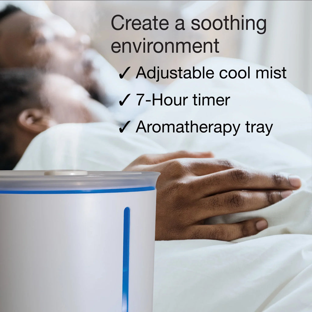 Humidifier Mist Cool with 0.92 Timer, Ultrasonic Lasko Sq. 18-Hour ft., UH250 Gallon, 370