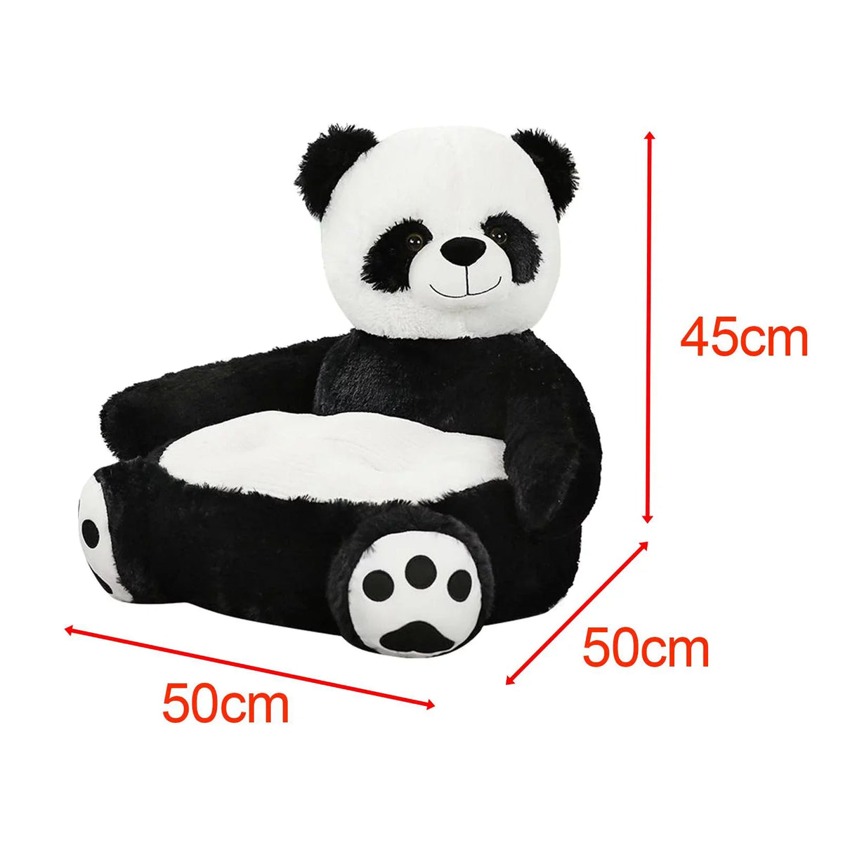 Animal Sofa Relaxing Armrest Baby Chair Children for and Reading, Cartoons Plush