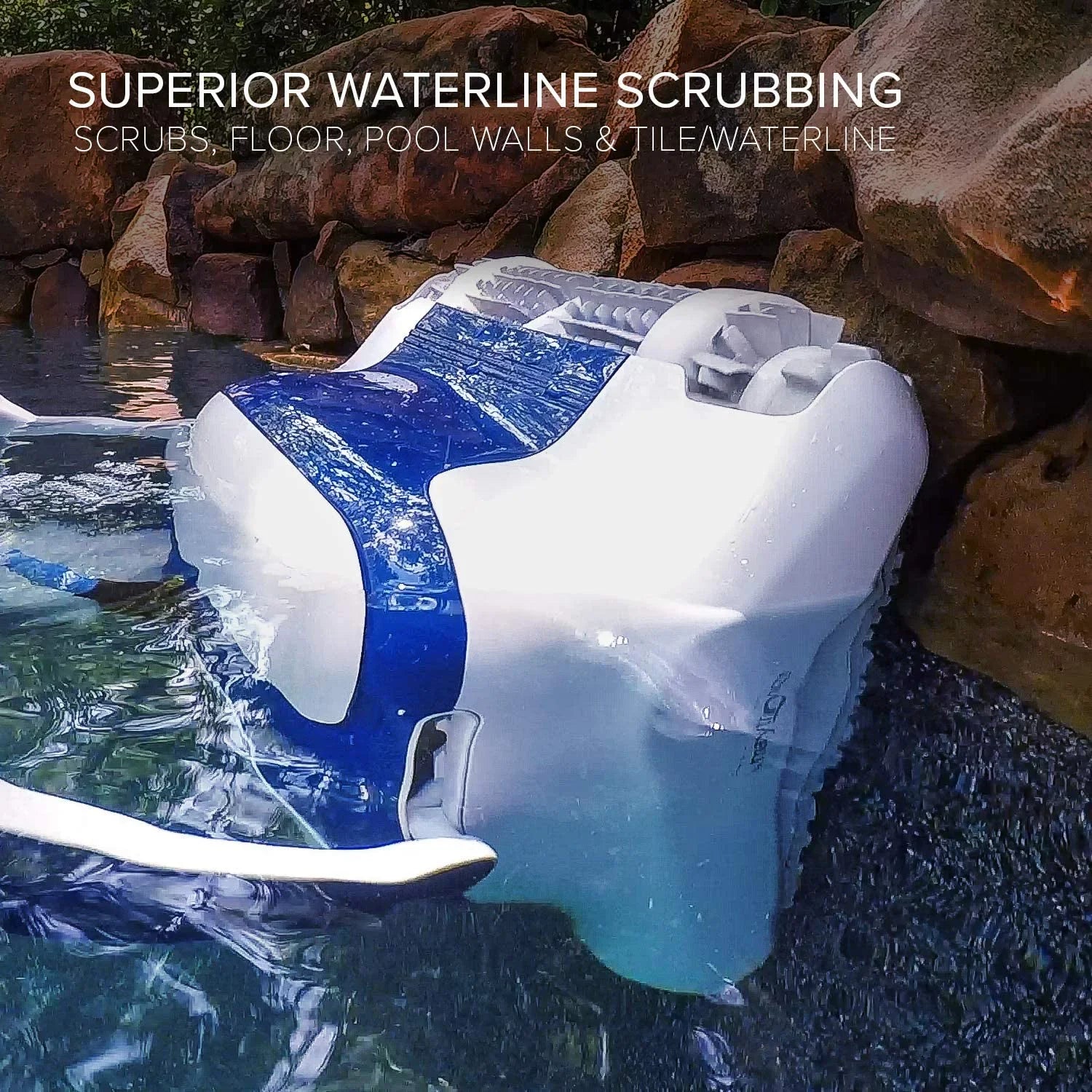 50 Massive Pools Pool Robotic Cartridge Feet. Bluetooth Ideal with Cleaner Dolphin for and up Filters, Top-Load to Sigma