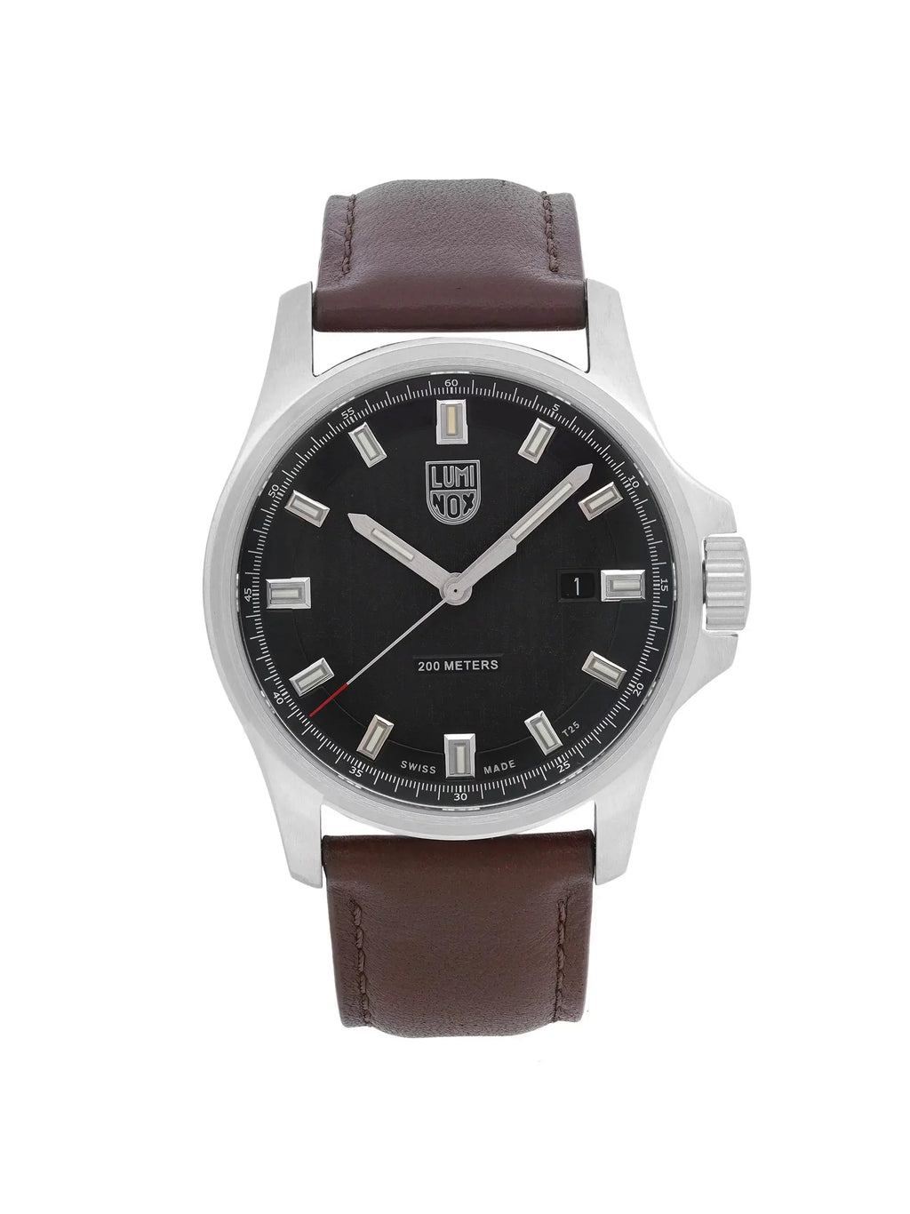 Black Quartz Dial Watch Mens Dress XL.1831 Stainless 42mm Steel Luminox Field