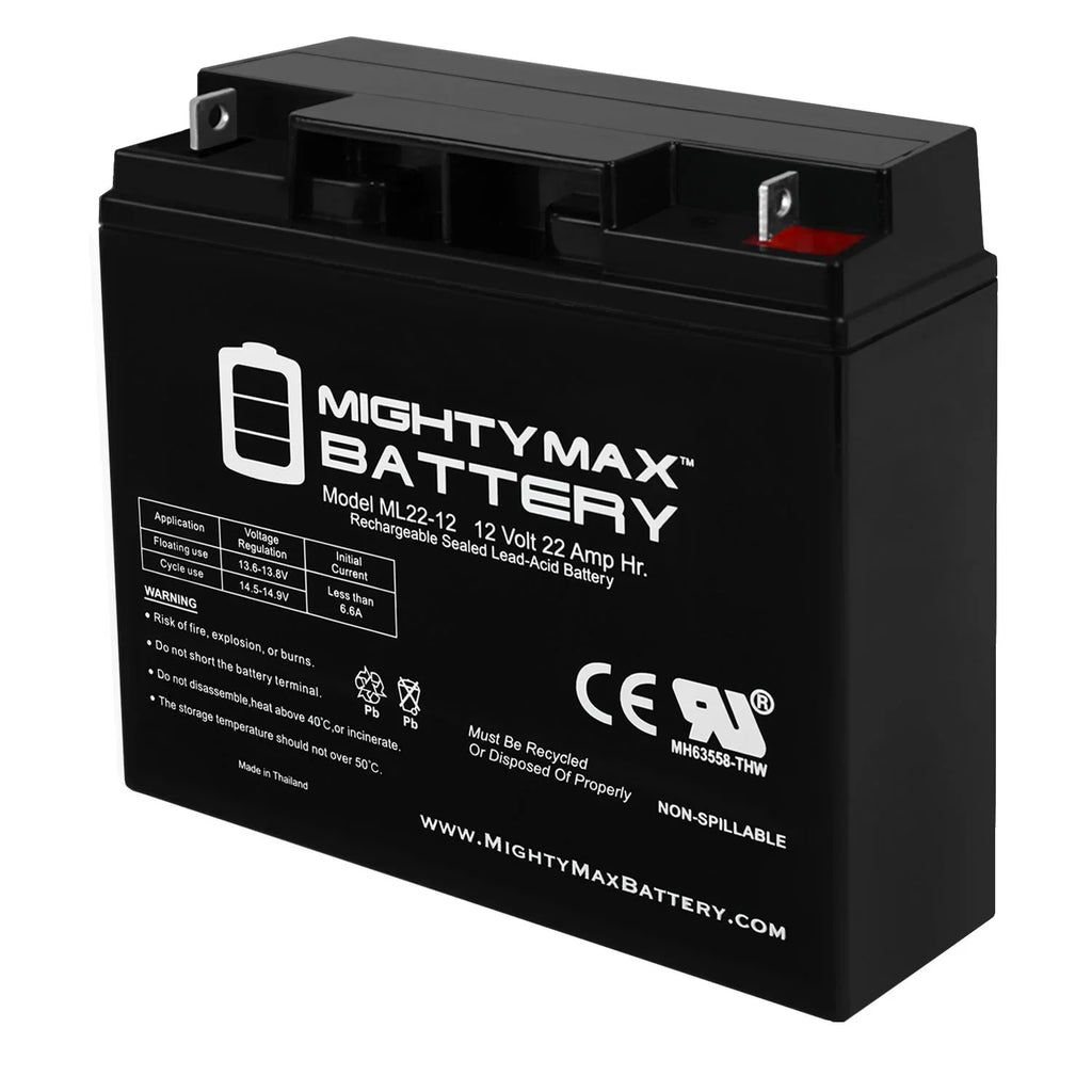 22AH SLA Battery Scooter Replaces Rascal Series R200/R500 12V