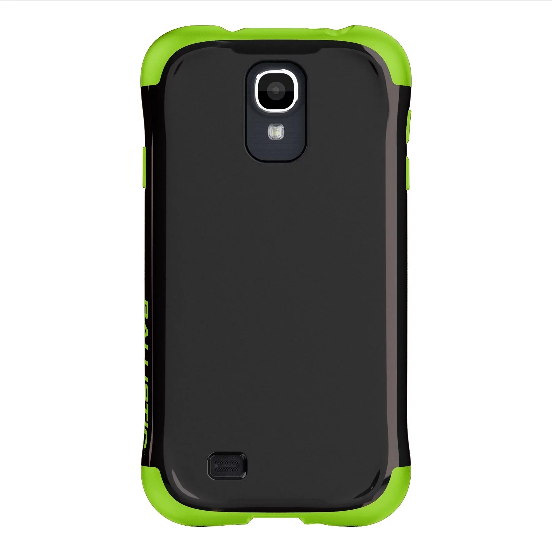 for S4 Series AGF Aspira Green) Ballistic Galaxy Case Samsung (Black/Lime