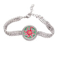 Jewelry Bracelet Mexico Sun Drawing Red Totems Diamond Tennis Anklet Chain Civilization Ancient