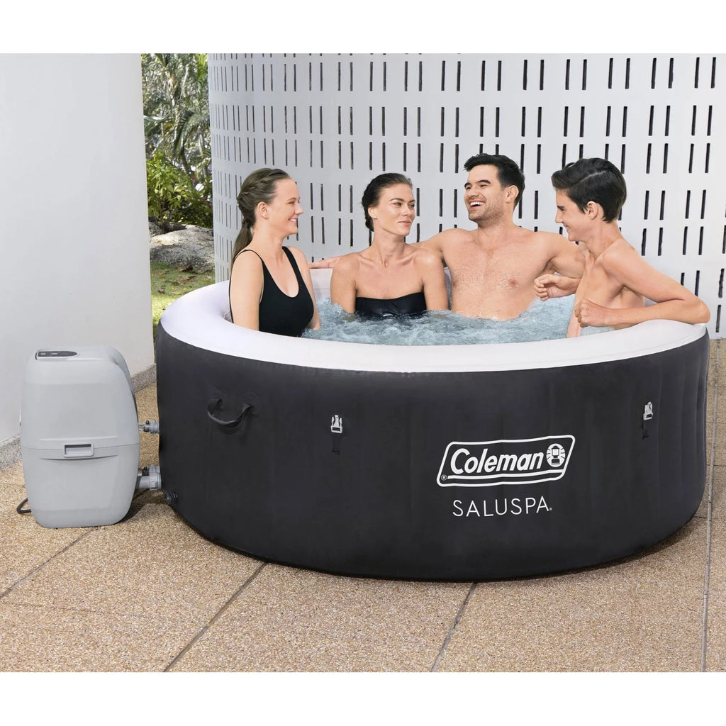 Person Inflatable Hot 12 Spa Tub Coleman Cartridges 4 SaluSpa with Filter