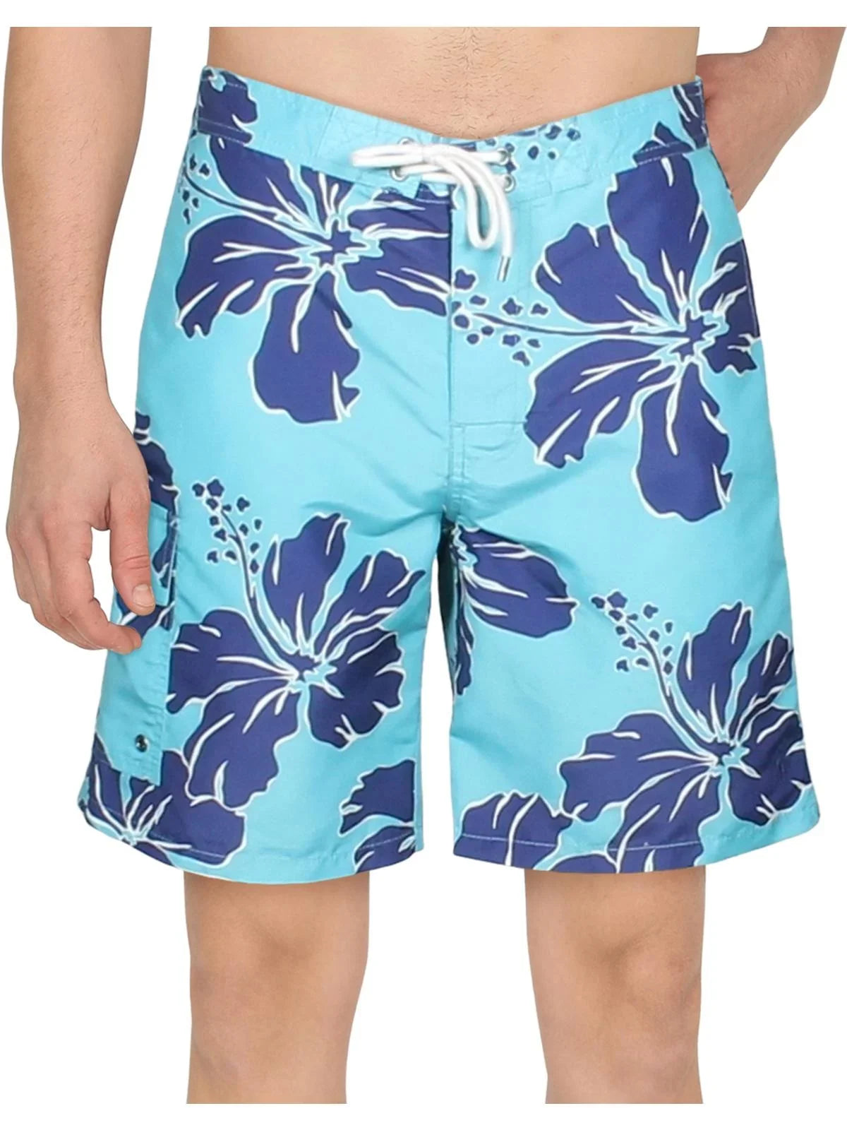 Green Polo Trunks S Ralph Mens Printed Lauren Inset Swim Mesh