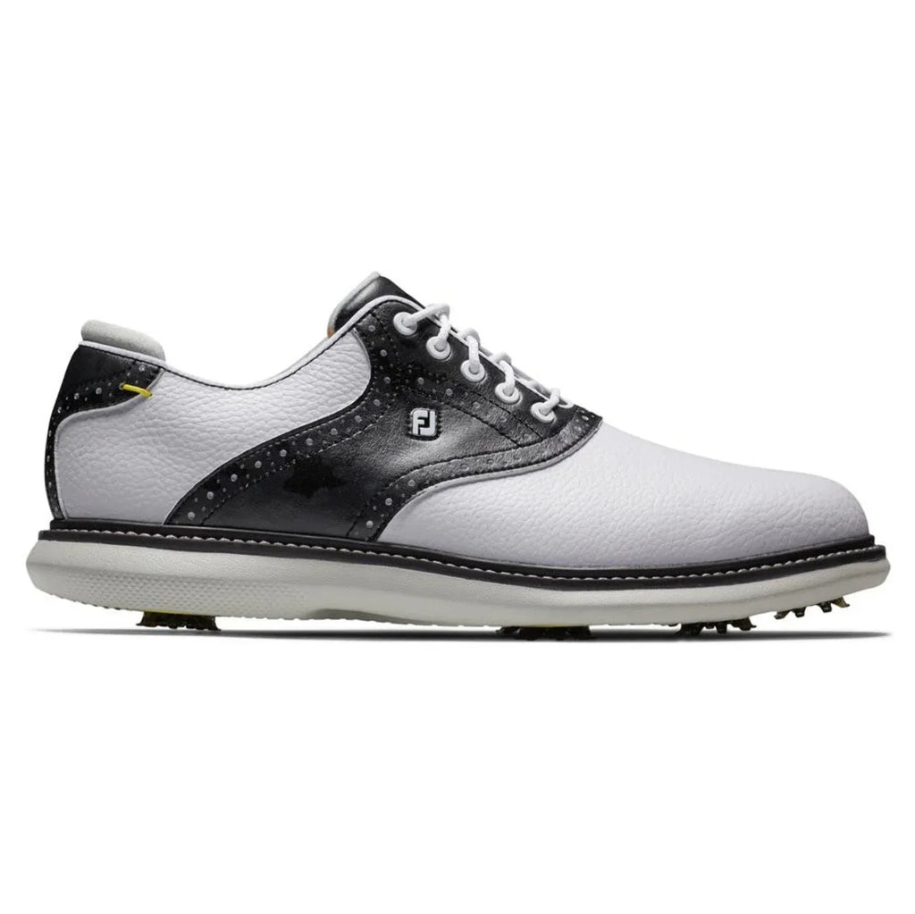 Men's Wide - 11.5 Traditions - FootJoy Golf - Shoes 57903 White/Gray