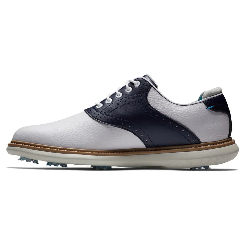 Men's Wide - 11.5 Traditions - FootJoy Golf - Shoes 57903 White/Gray