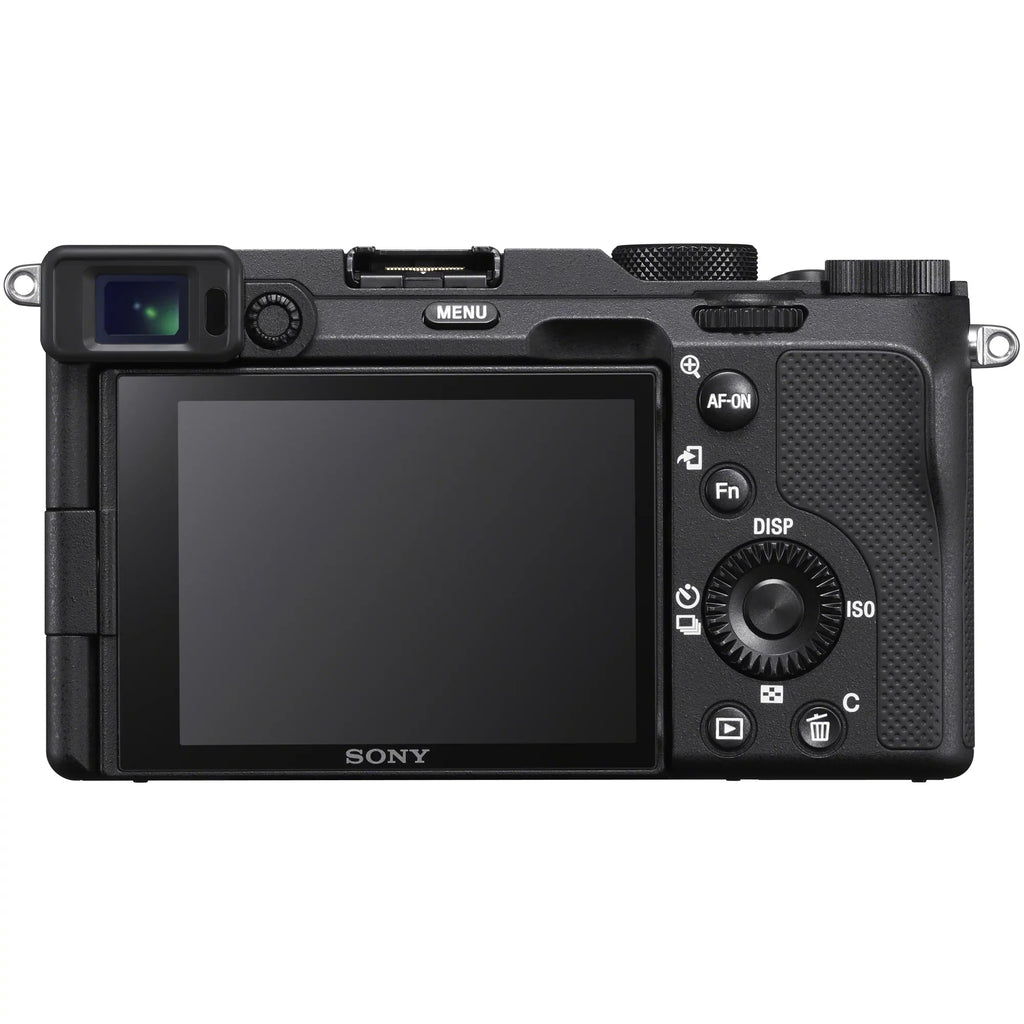 Body Camera Lens F1.4 ILCE7C/B 35mm GM Accessories Deco Frame Black Full Case with and Bundle Photography Sony + Gear Mirrorless SEL35F14GM LED Sony Monopod + Master + + G FE Backpack Microphone a7C