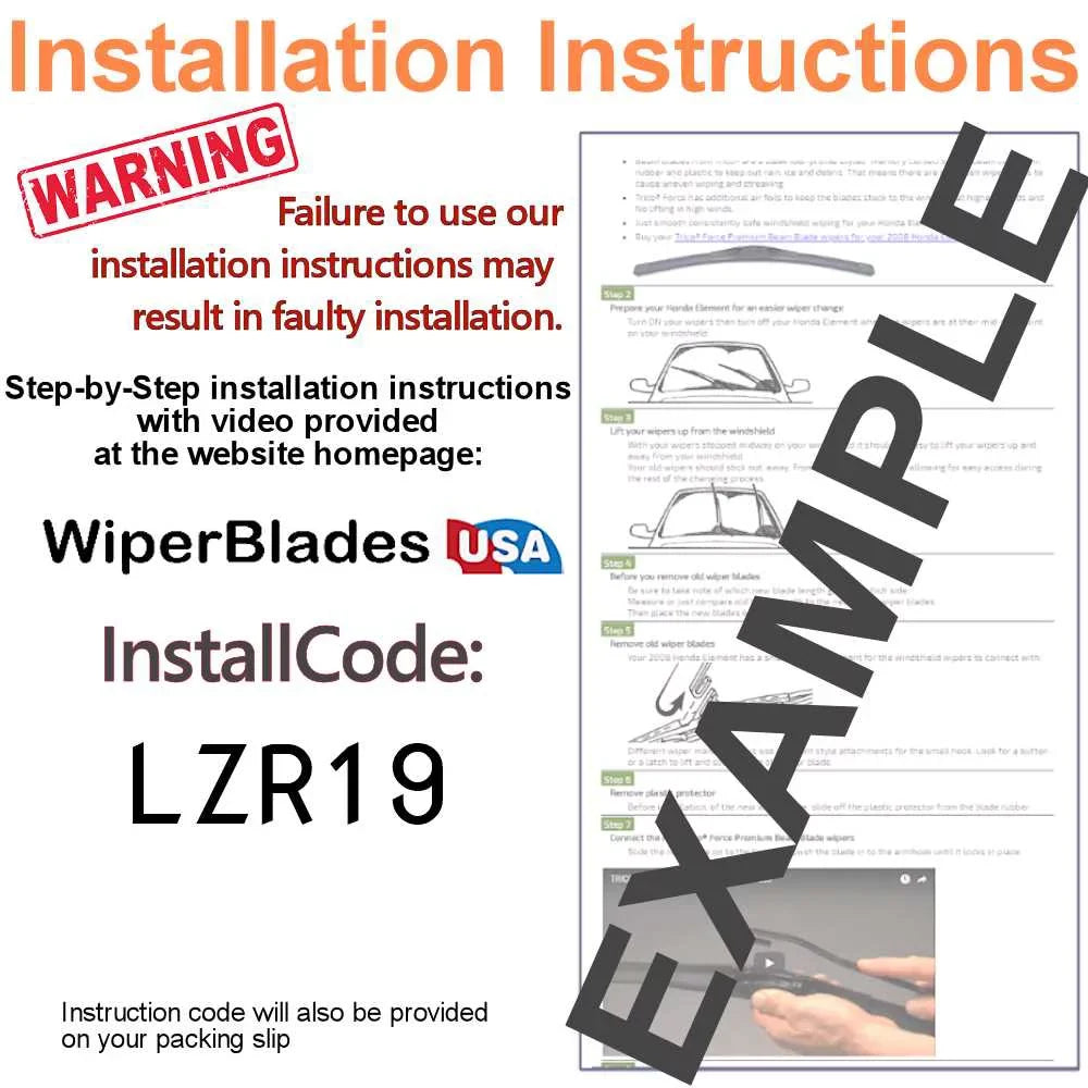 of Q3 Beam 2) Wipers 2019 Blade Audi (Set