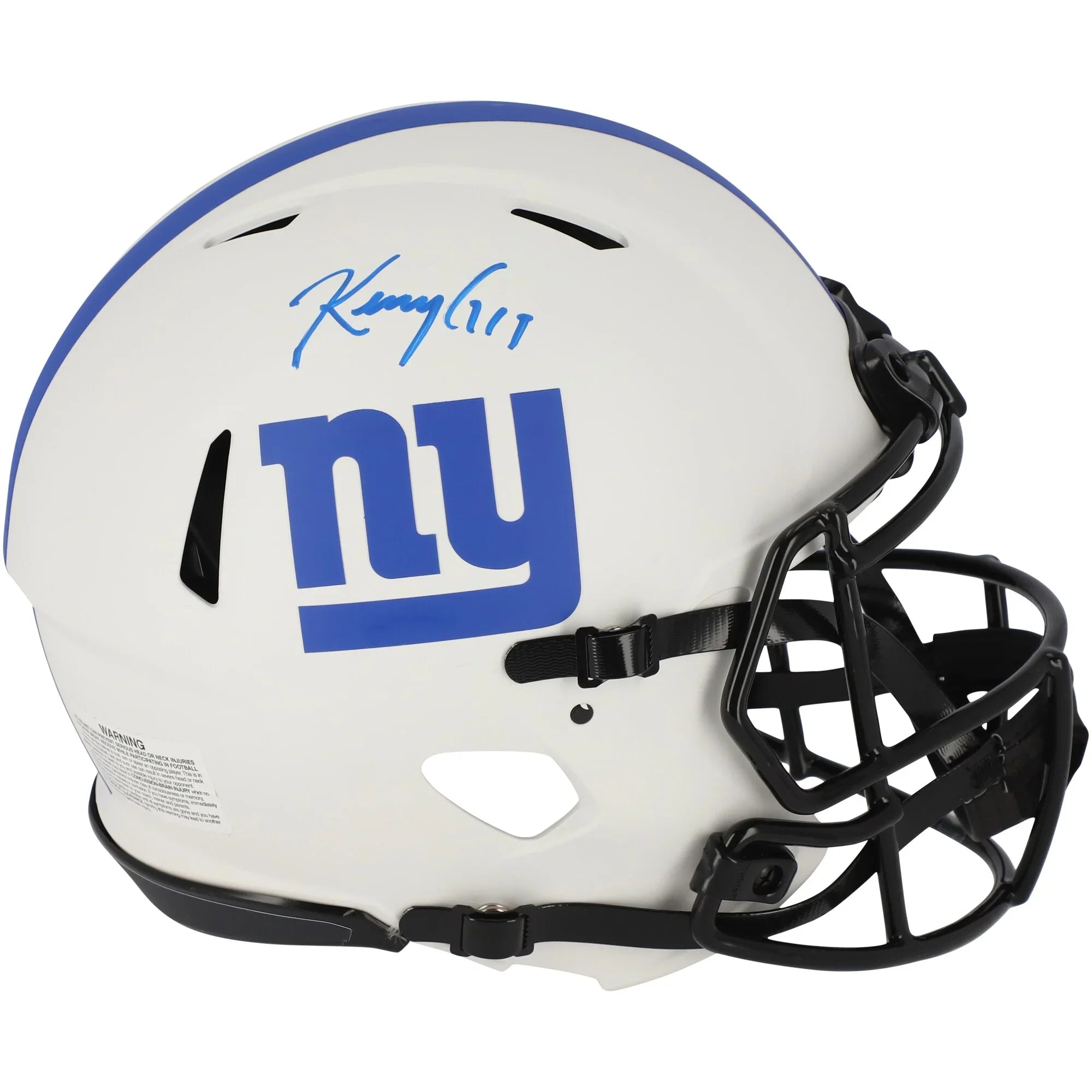 Helmet Authentic York Giants Autographed Riddell Golladay Kenny Eclipse Speed Alternate Lunar New