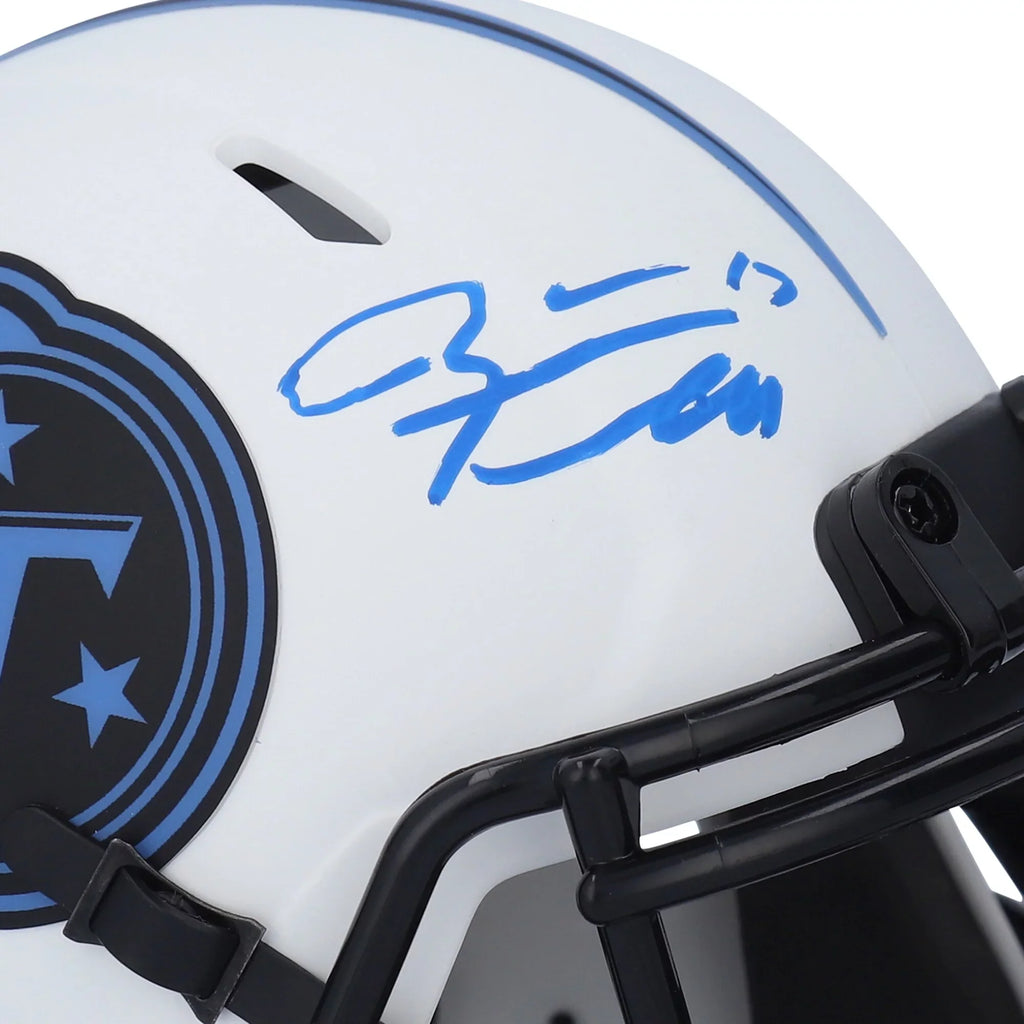 Riddell - Titans Helmet Alternate Certified Speed Tannehill Eclipse Mini Authentic Lunar Ryan Autographed Tennessee Fanatics