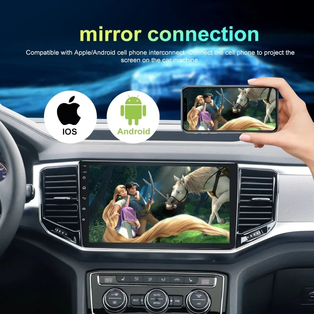 For Stereo CRV 1997-2001 Radio Android13 WIFI CAM 4-64GB Car Carplay GPS Honda