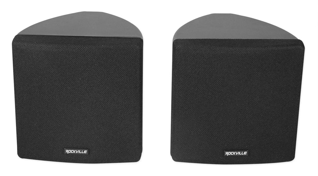 Pendant+Ceiling Speakers Office/Hotel 3.5" JBL 6-Zone Amp+(6) Black Cube+(2) for