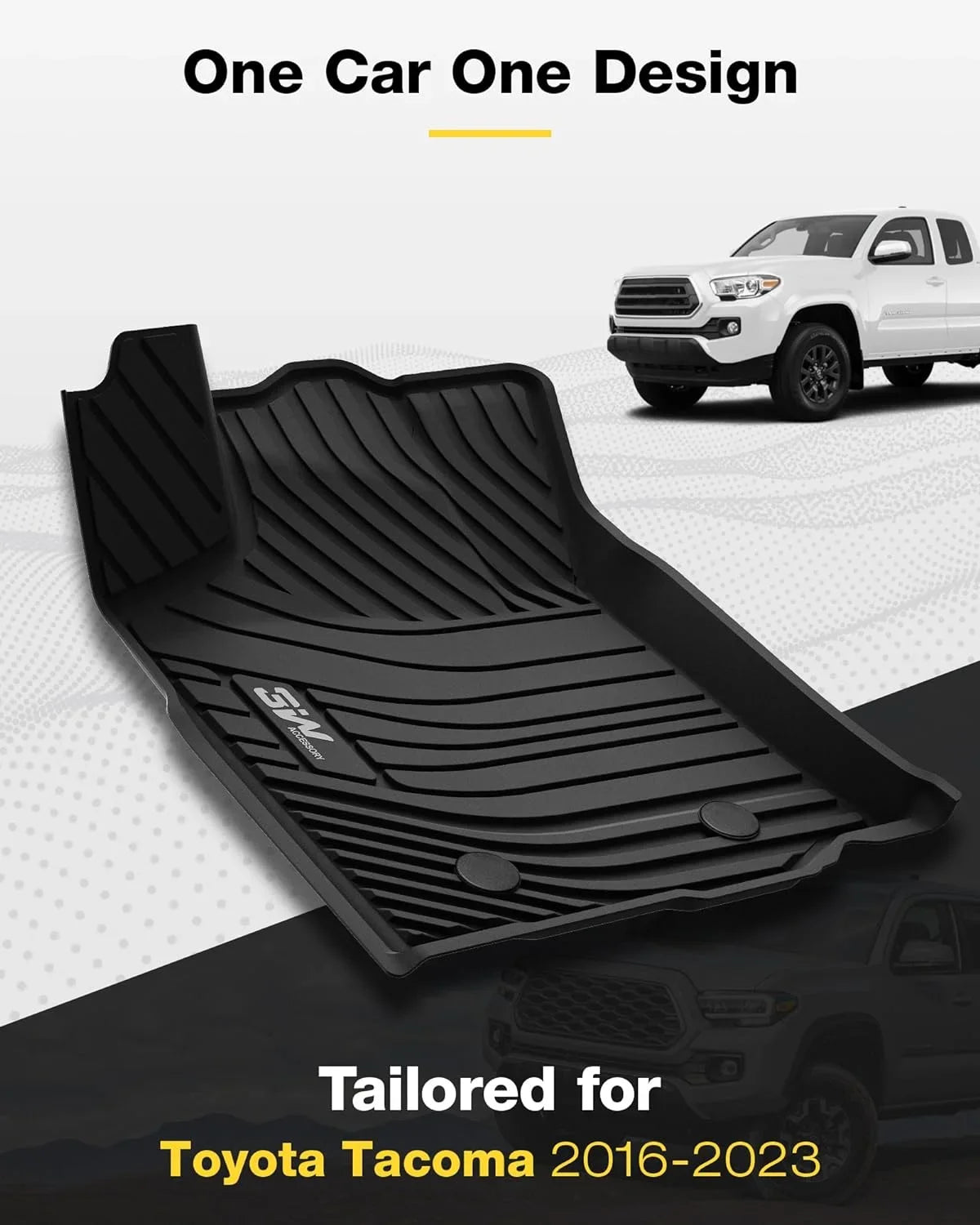 Mats for Car Liner weather Sienna fit seat Floor 7 2021-2024 Sienna TPE Floor 3W Seat Toyota All 7