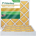 11 AC HVAC Pleated MERV Air (4-Pack) Furnace Filterbuy Filters 24x24x1