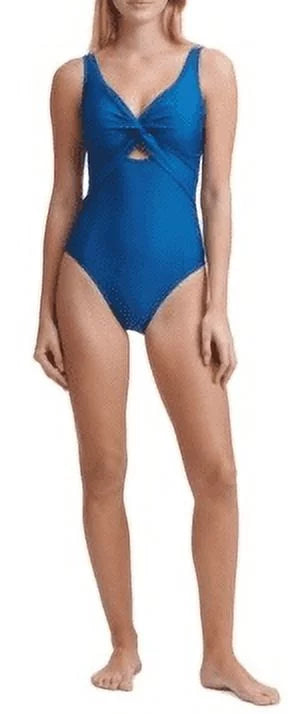 Peek-a-Boo BALTIC Swimsuit, 16 DKNY US Twist One-Piece