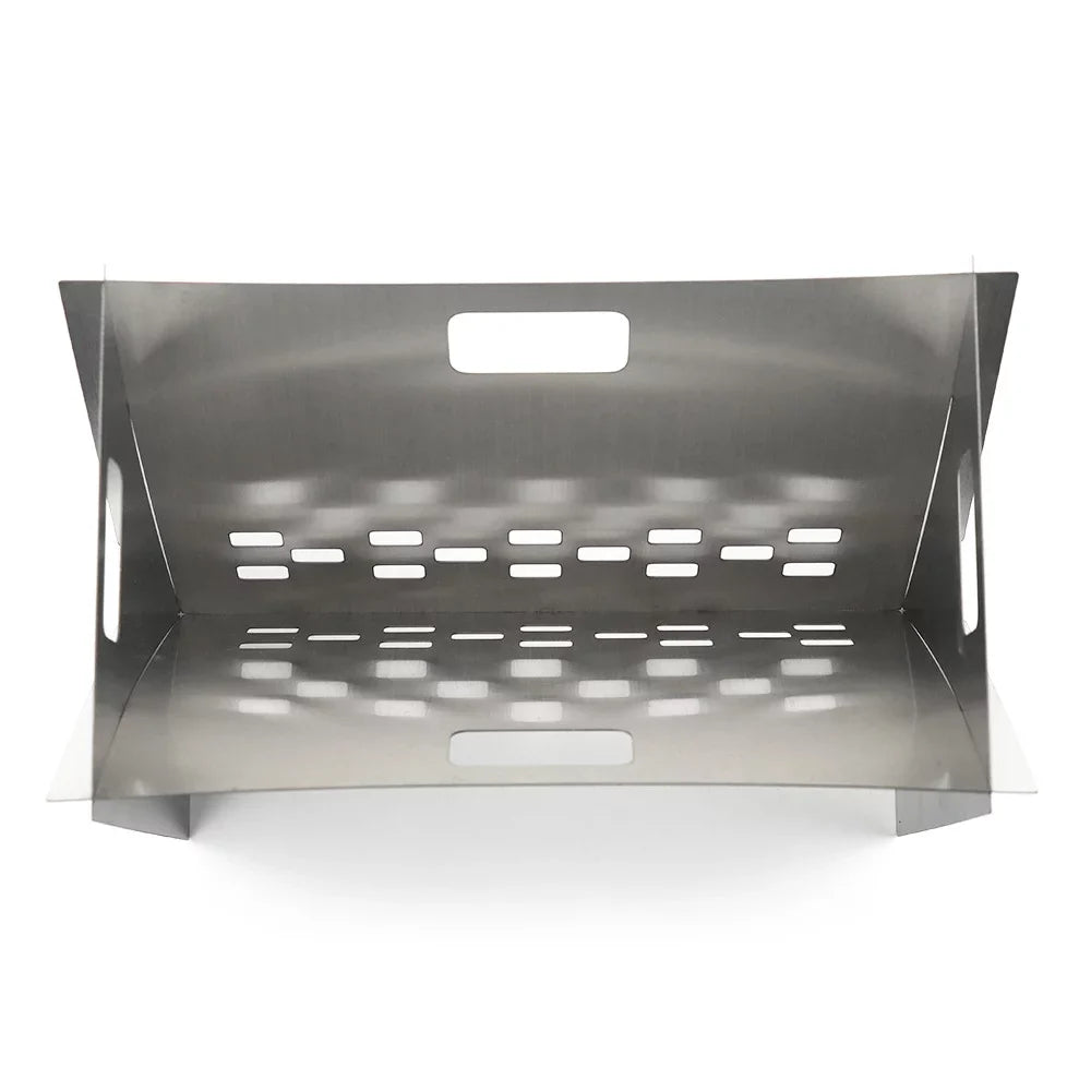for BBQs Radirus Stainless Grill Steel Wood Stove Cooking Outdoor Portable Cooking with Camping Burning and Stove, Perfect Plate, Folding