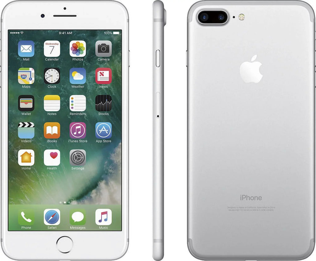 Plus (Refurbished) Restored Unlocked 32GB, GSM Silver Apple 7 iPhone -