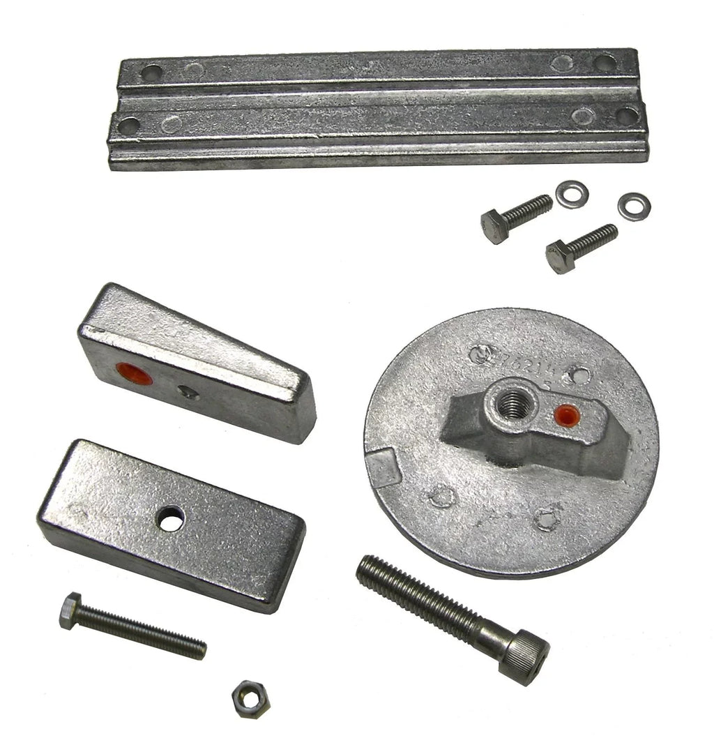 Outboards Kit Zinc CMVERDO4KIT, 18-6156 Zinc 4 And Anode 95111, Optimax Complete Kit US Verado Grade Replaces 8M010755, Mercury Military Fits