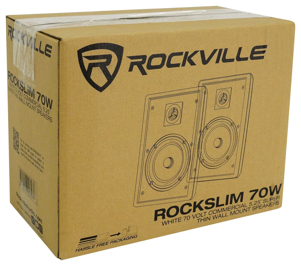 Wall 4 6-Zone Speakers White Slim JBL Restaurant/Bar/Cafe Amplifier+4 Pendant+8