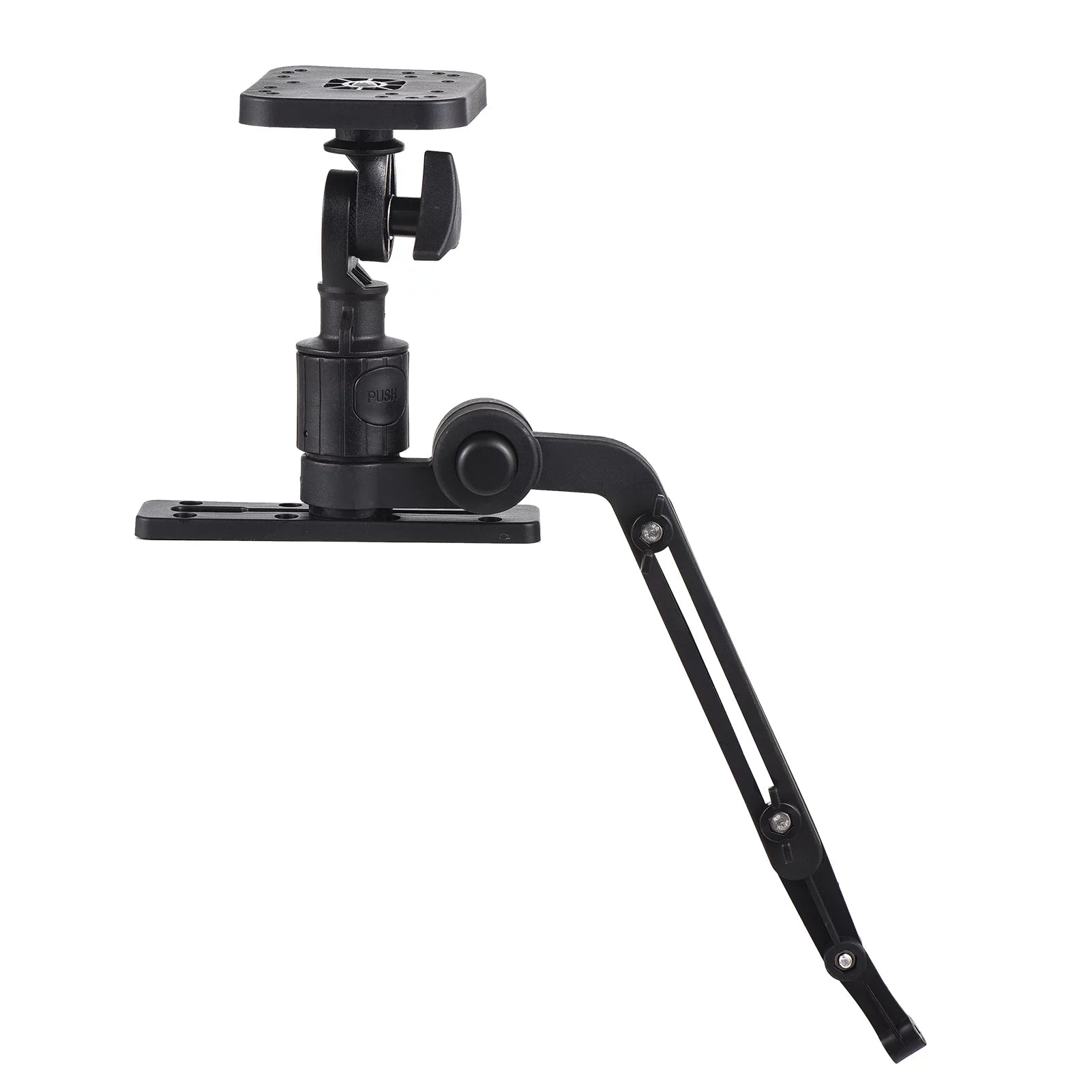 Transducer Boat Durable Finder Mounting Arm, 360 Degree Adapter, Base Tomshoo Fish Mount Swivel Kayak