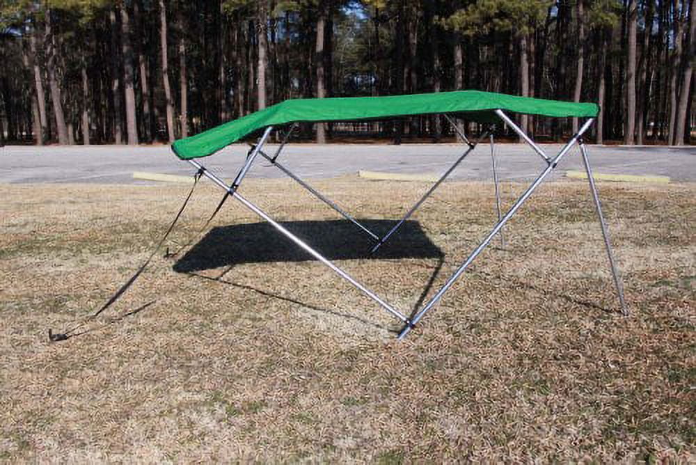 4 DELIVERY) 91-96" Kit, Long, (FAST Vortex 54" 1 Boat Green / Top Hardware Canopy, Pontoon - BUSINESS 8' Bow 8' Deck Bimini 4 Frame, and SHIPPING Wide Complete Wide, TO New DAY High,