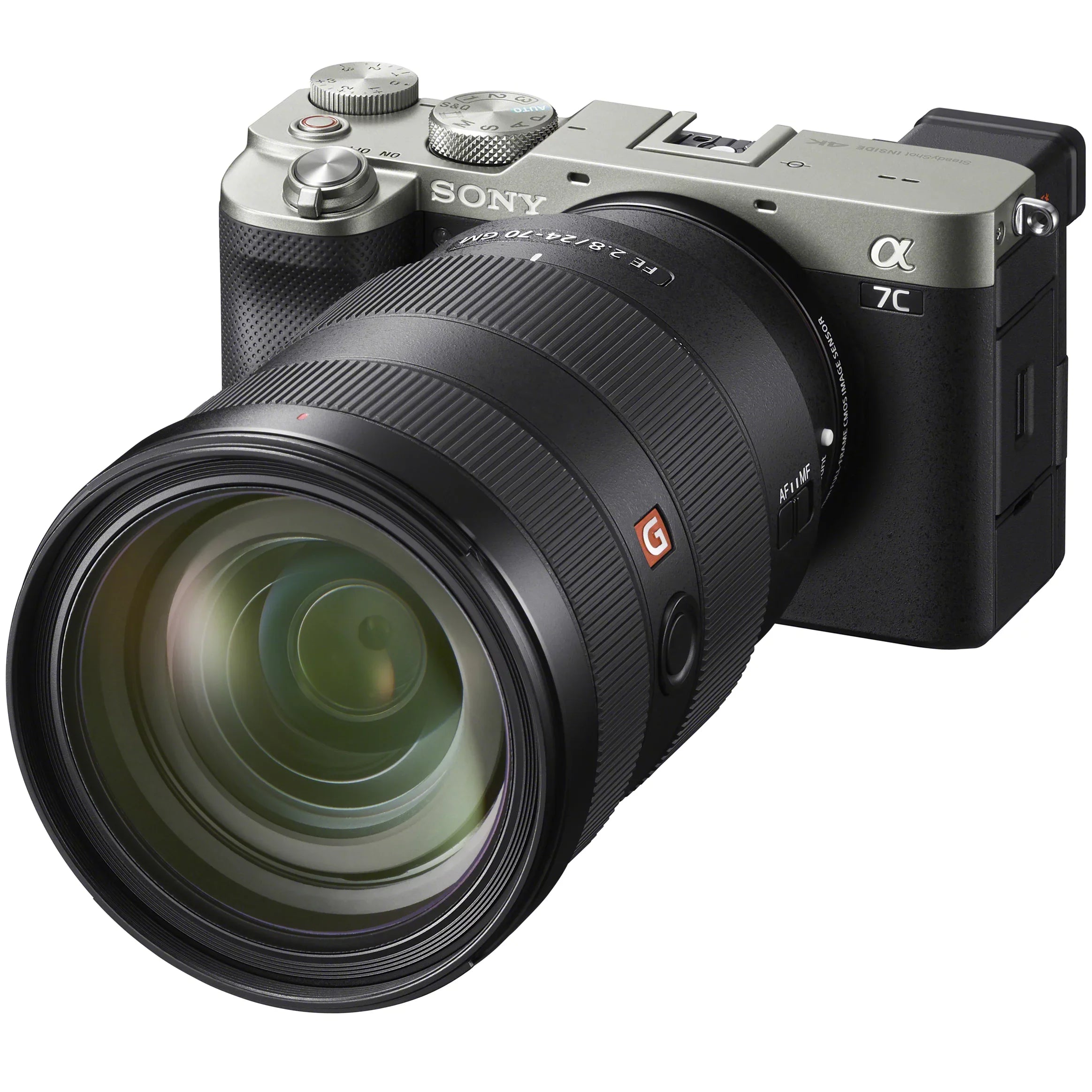 SEL2470GM Sony FE F2.8 24-70mm Master Lens Gear GM Bundle ILCE7C/S G Camera , with Case Deco Software Body Sony Full a7C w/ Backpack Mirrorless Frame Accessories Silver and Photography Zoom