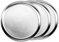 Baking Kitchen Restaurants Tray & Pizzeria TrueCraftware- Pizza 8” Tray Pizza Tray 3 Bakeware Pan of Round Pizza Set Aluminum Wide Home Rim- Baking Round for Pan Tray