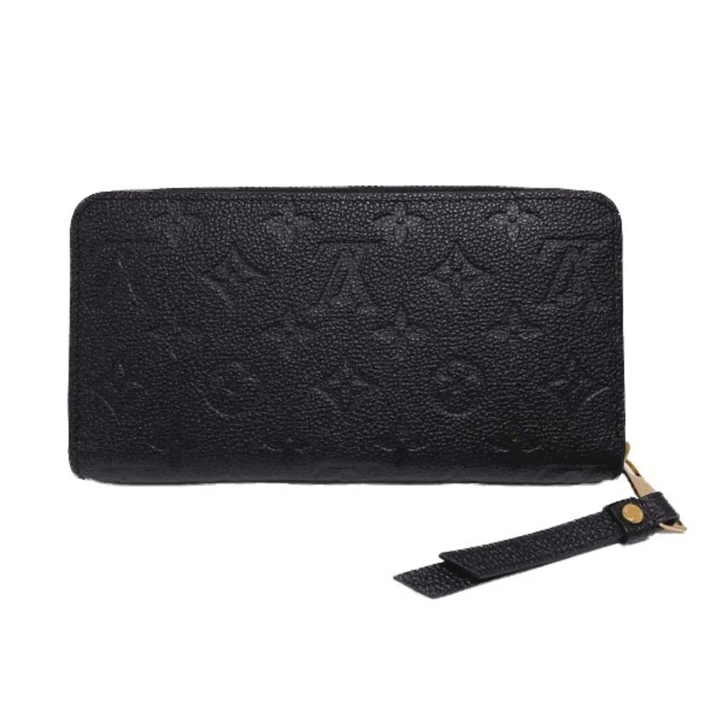 Empreinte Louis Long VUITTON Pre-Owned Zipper LOUIS Wallet (Good) Noir M61864 Vuitton Round Monogram Zippy LV