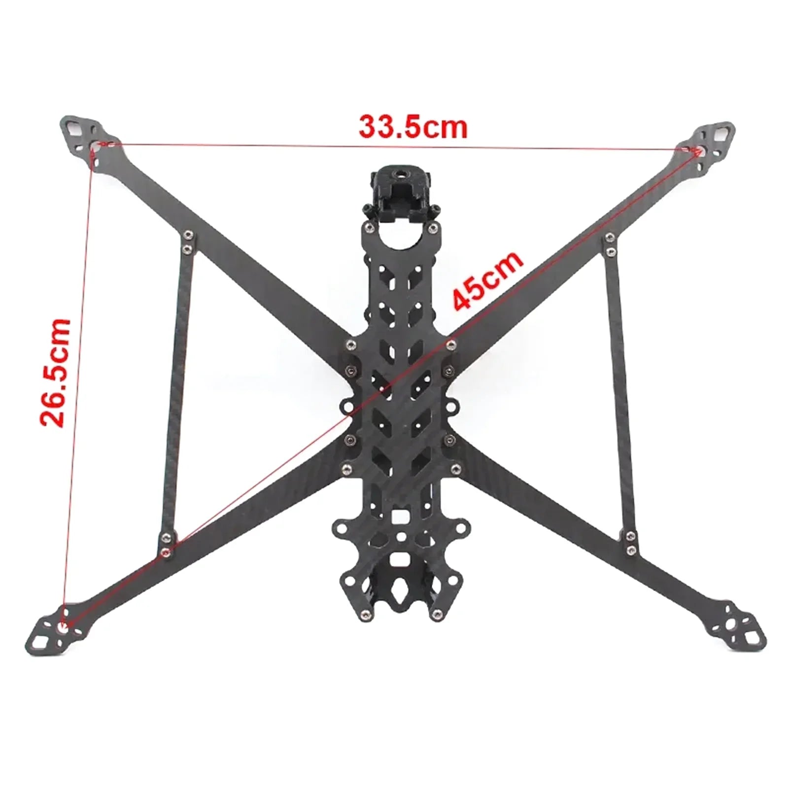 10 10 with 3110 Motor, Freestyle Inch Inch Frame Compatible for Propeller Control FPV Wheelbase Type 450mm, X Carbon Fiber 3112 Part Remote 3115
