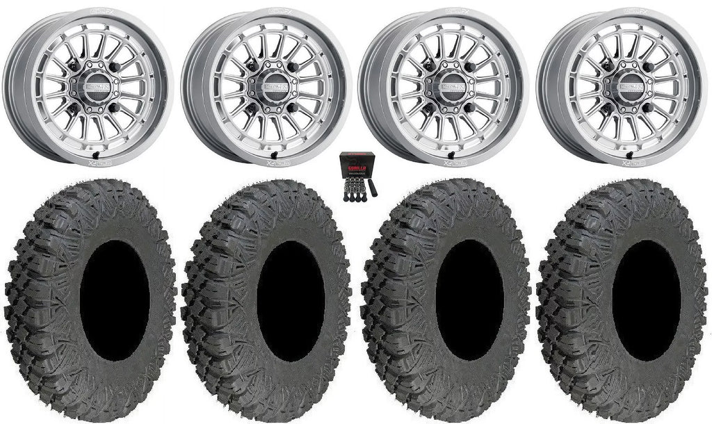 Wheels Race / MetalFX Can-Am Honda 1000 Tires Maverick Pioneer X3 Gm / Delta 15" Contrast 33" Cut Talon