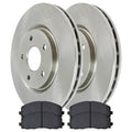 Journey Routan & Kit Caravan Grand and C/V Town Front for Dodge Rotors Side Ceramic Replacement Ram Voyager Pads 2012-2016 Brake and Country Chrysler Driver Passenger VW AutoShack Pacifica 2012-2020