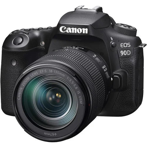 Canon SLR II HD + USM + Original Accessories 18-135mm EOS All Included Canon + Lens Wi-Fi Lens Camera Canon Lens. 1.8 Full Canon 4K30p III Digital IS 90D 50mm 75-300mm