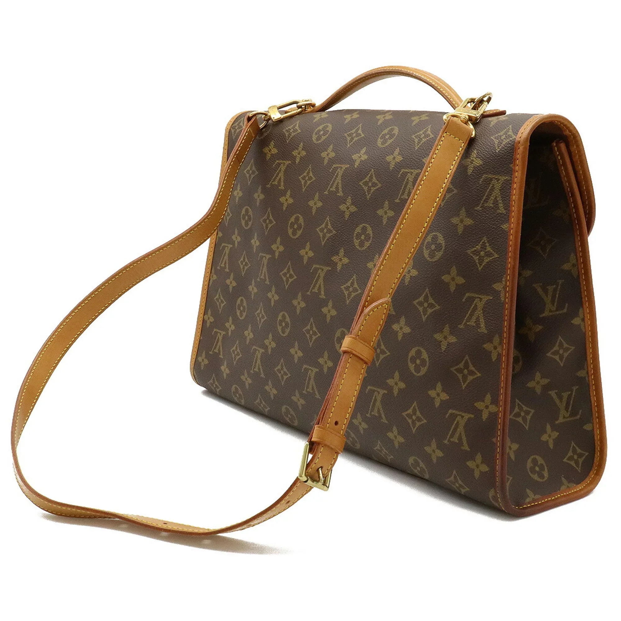 Vuitton Shoulder Used Monogram Beverly LOUIS Louis Handbag Authenticated M51121 41 Bag VUITTON