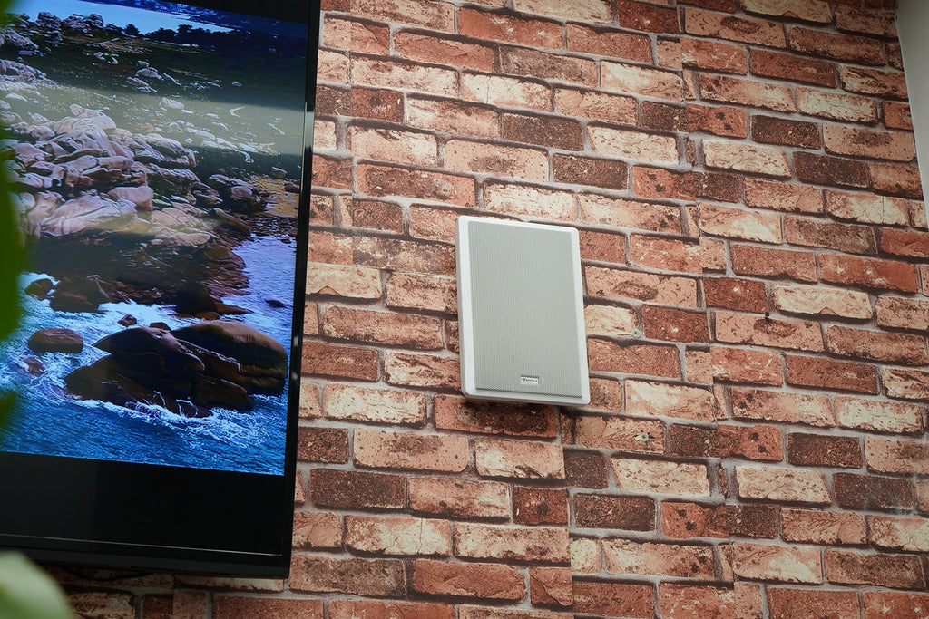 Wall 4 6-Zone Speakers White Slim JBL Restaurant/Bar/Cafe Amplifier+4 Pendant+8
