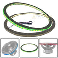 Speakers 2 LRING15 and LED DS18 Pack Waterproof Subwoofers RGB 15" for Ring