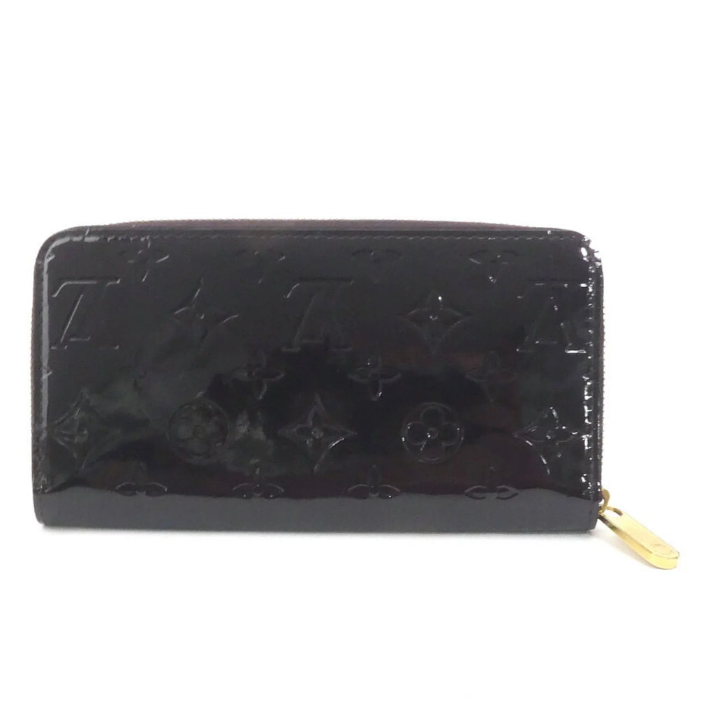 Vuitton LOUIS Verni Round Louis Pre-Owned VUITTON (Good) Monogram Zippy Amaranto Unisex Zipper Wallet Long M93522