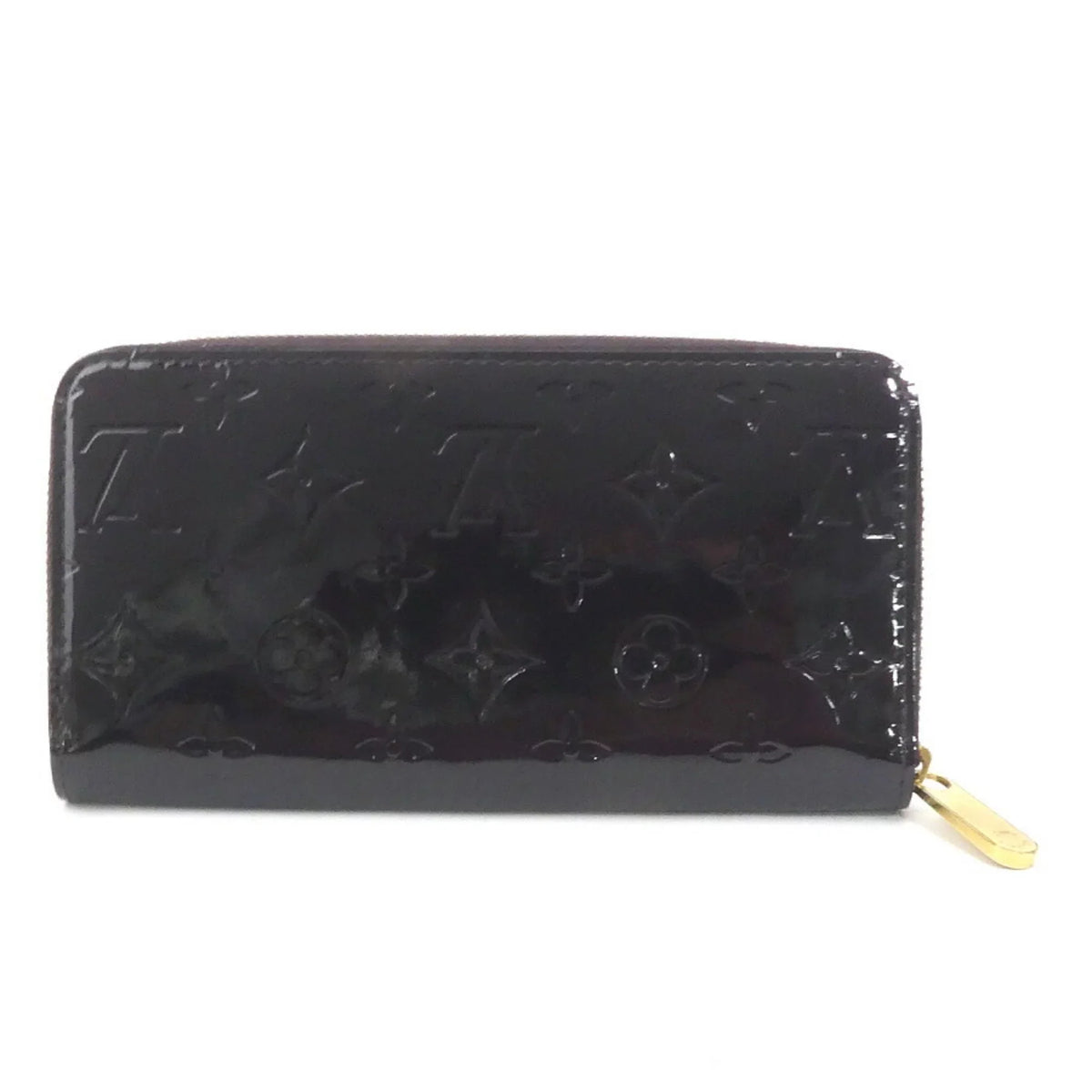Vuitton LOUIS Verni Round Louis Pre-Owned VUITTON (Good) Monogram Zippy Amaranto Unisex Zipper Wallet Long M93522