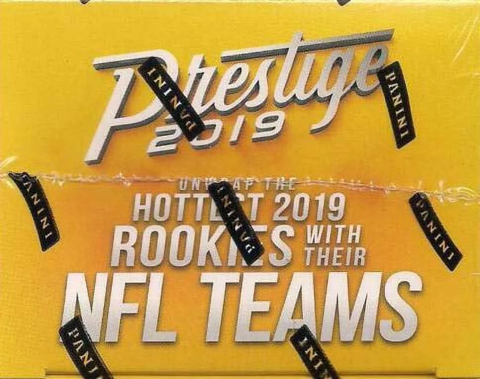 Panini Jerseys in Rookies Football Box- Featuring 2019 Blaster 2019 NFL Team Prestige