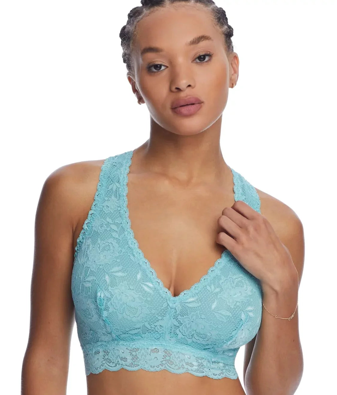 US Never Never Capri Racerback Bra, NWOT Blue COSABELLA Curvy Large, Say
