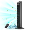 Gray Remote Speeds 3 60dB Wind Dark Fan Control Quiet Modes 30" Fan with Oscillating 120° Fan Bedroom, 3 MaxKare Cooling Tower Timer for