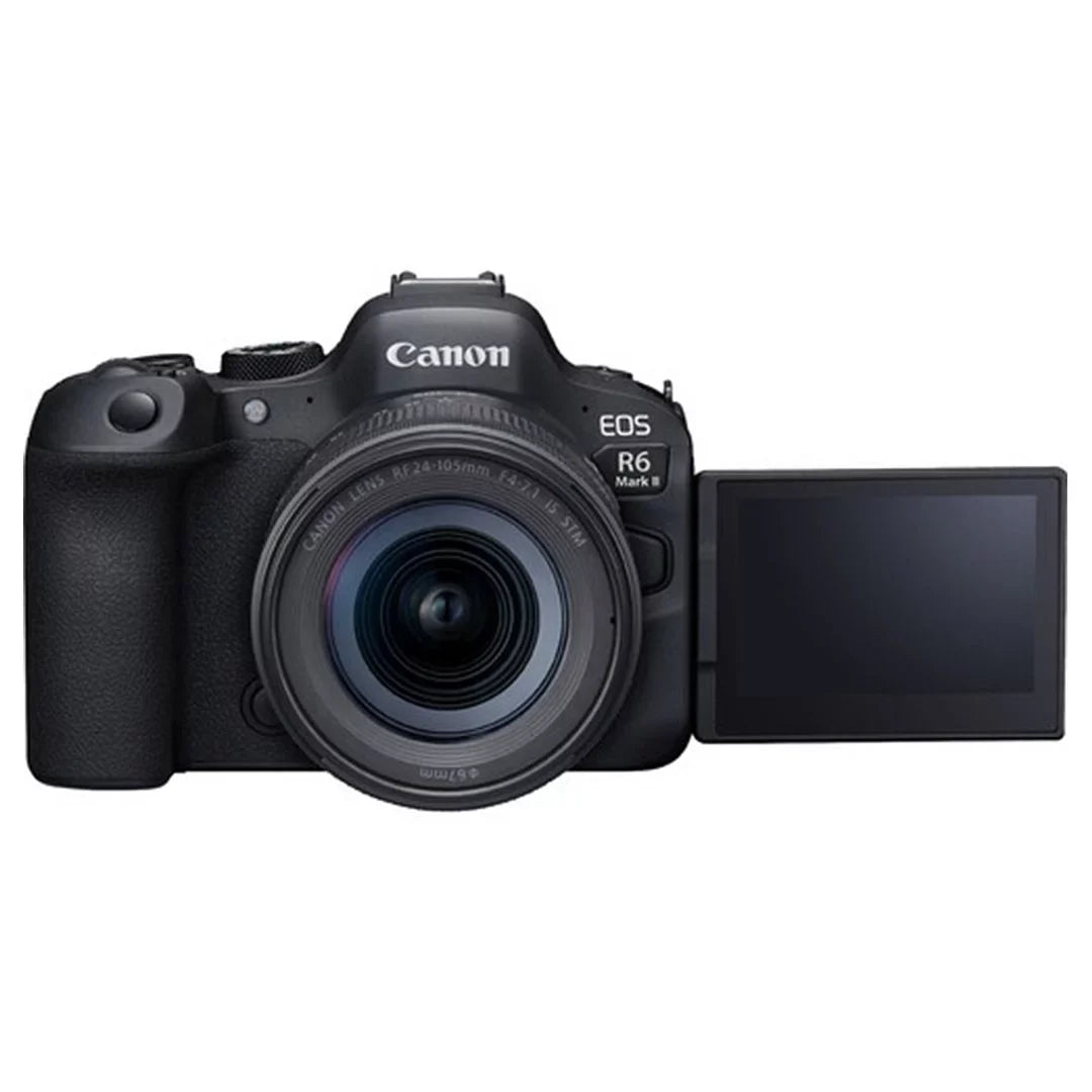 RF Bundle Mark Memory Card Lens Camera R6 Case EOS + Flash + Accessory ZeeTech 128GB Mirrorless + 24-105mm SanDisk with II Canon LED +