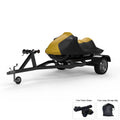 & FX Weatherproof Rain, / SVHO Runner Includes - For Ski & Straps YELLOW Trailerable - Wave - Storage Cover 2017-2018 Jet All YAMAHA Weather Trailer Bag Sun, Black Limited Protects - from More!