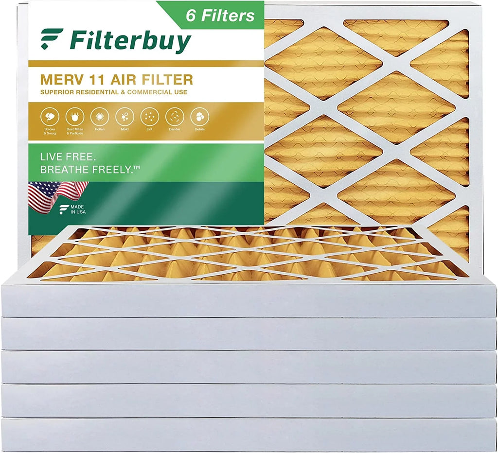 20x32x2 MERV Filters Pleated (6-Pack) HVAC Furnace AC 11 Air Filterbuy