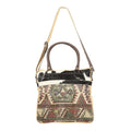 Upcycled KB Upcycled Hair-on Wool Genuine KB110 bag purse OHLAY Canvas TOTE women western handbag Leather