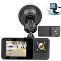 Dash HD Camera Channel 1080P G-Sensor, Cam, Loop Monitor, Dash Vision, Black Recording Parking with Night 3 TSV Backup -