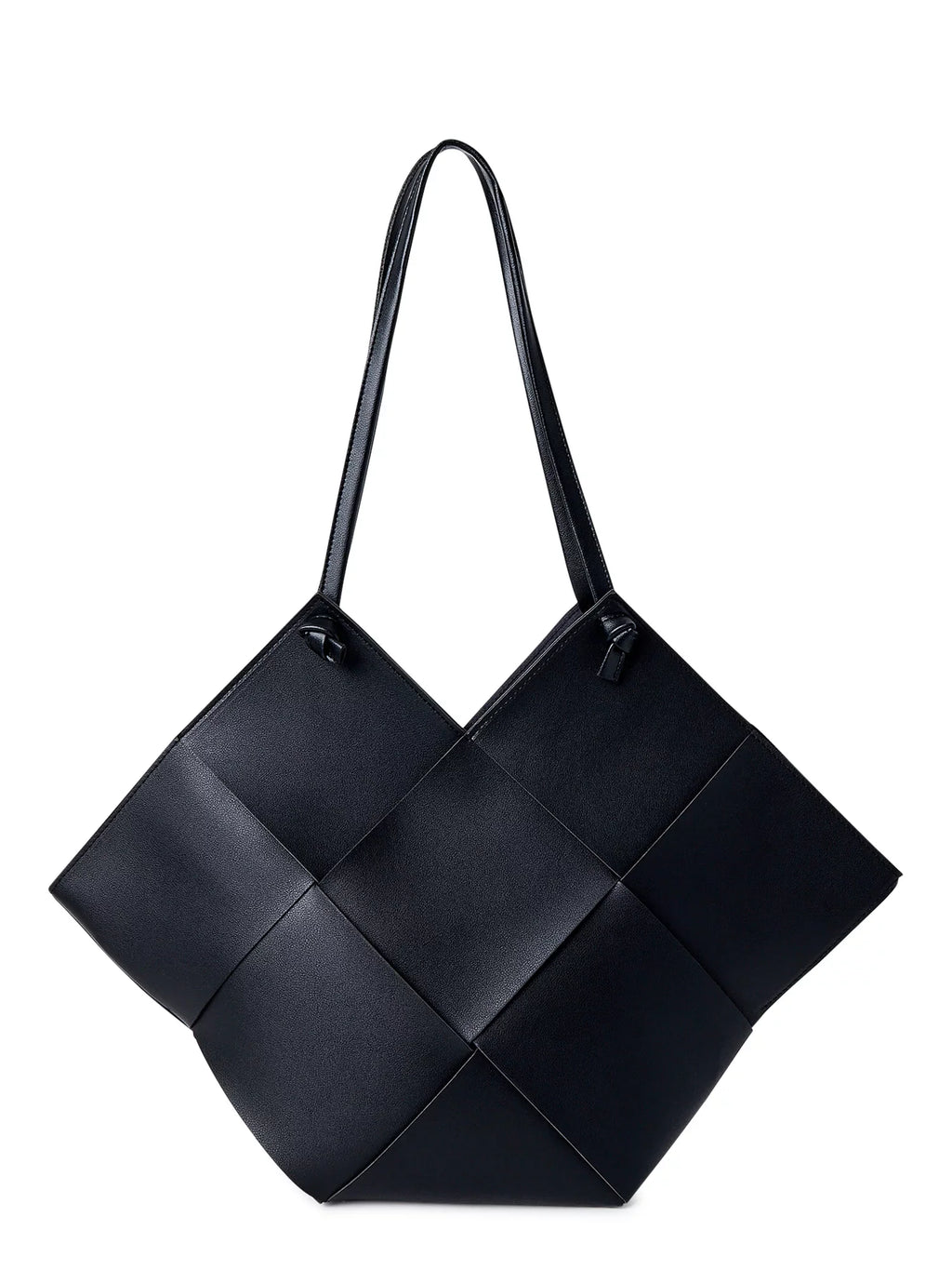 Jane Berry with Faux Black & Bag Pouch, Leather Women's Shoulder Woven Large