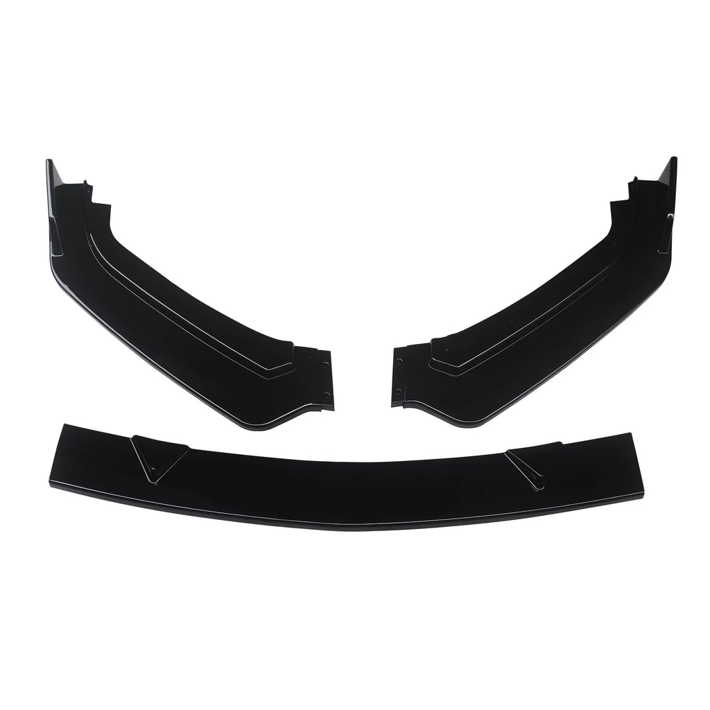 Bumper 2017-2023 for NINTE Gloss Q60 Black Lip Front Infiniti 3PCS